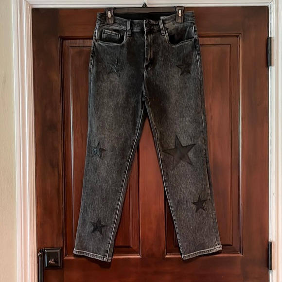 Blank NYC Denim - BLANKNYC Black Madison Crop Jeans w/Stars Size 29